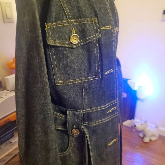 Laundry by Shelli Segal Jean Trench Jacket - Picture 11 of 16
